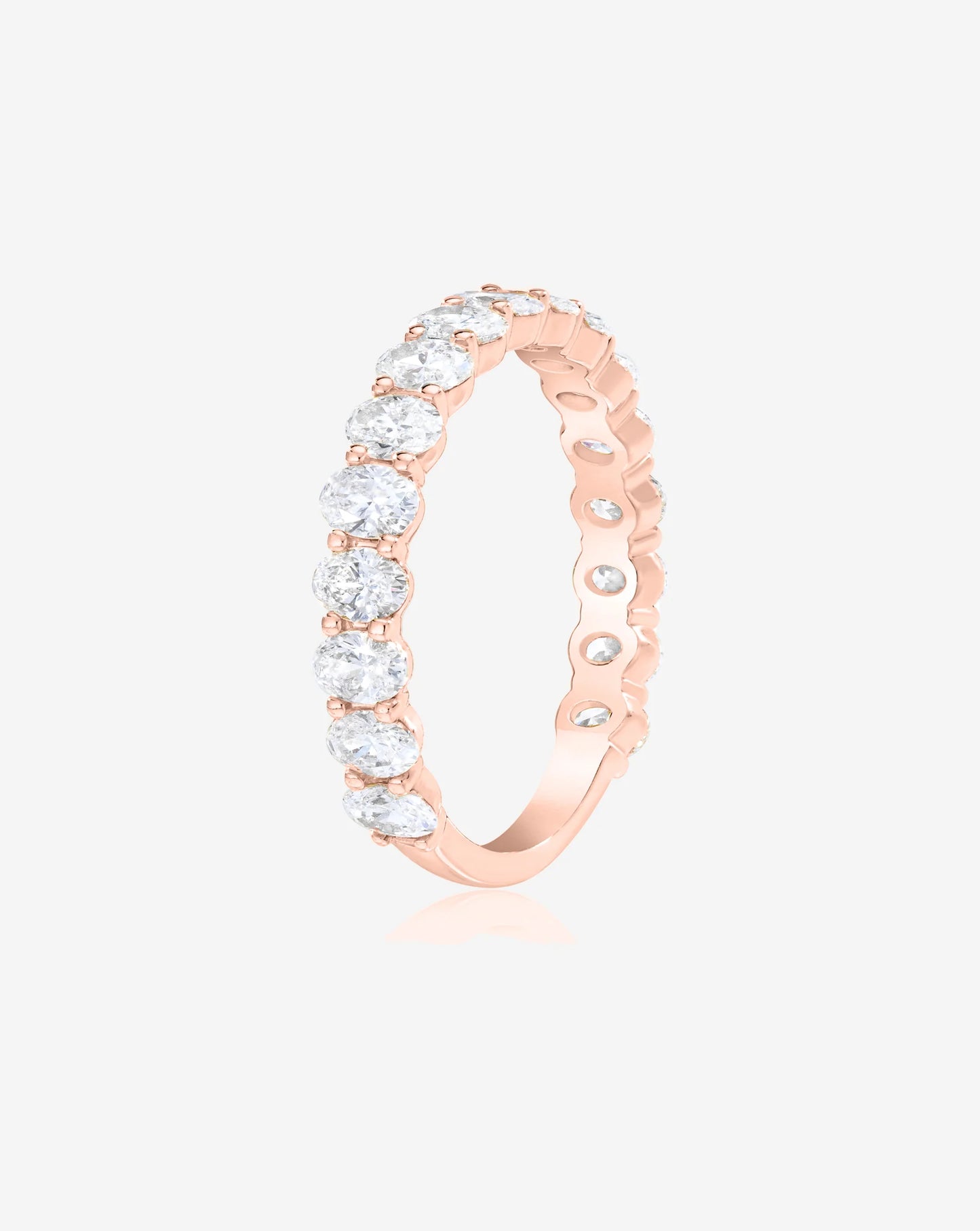 Lab Grown Oval 3/4 Diamond Band