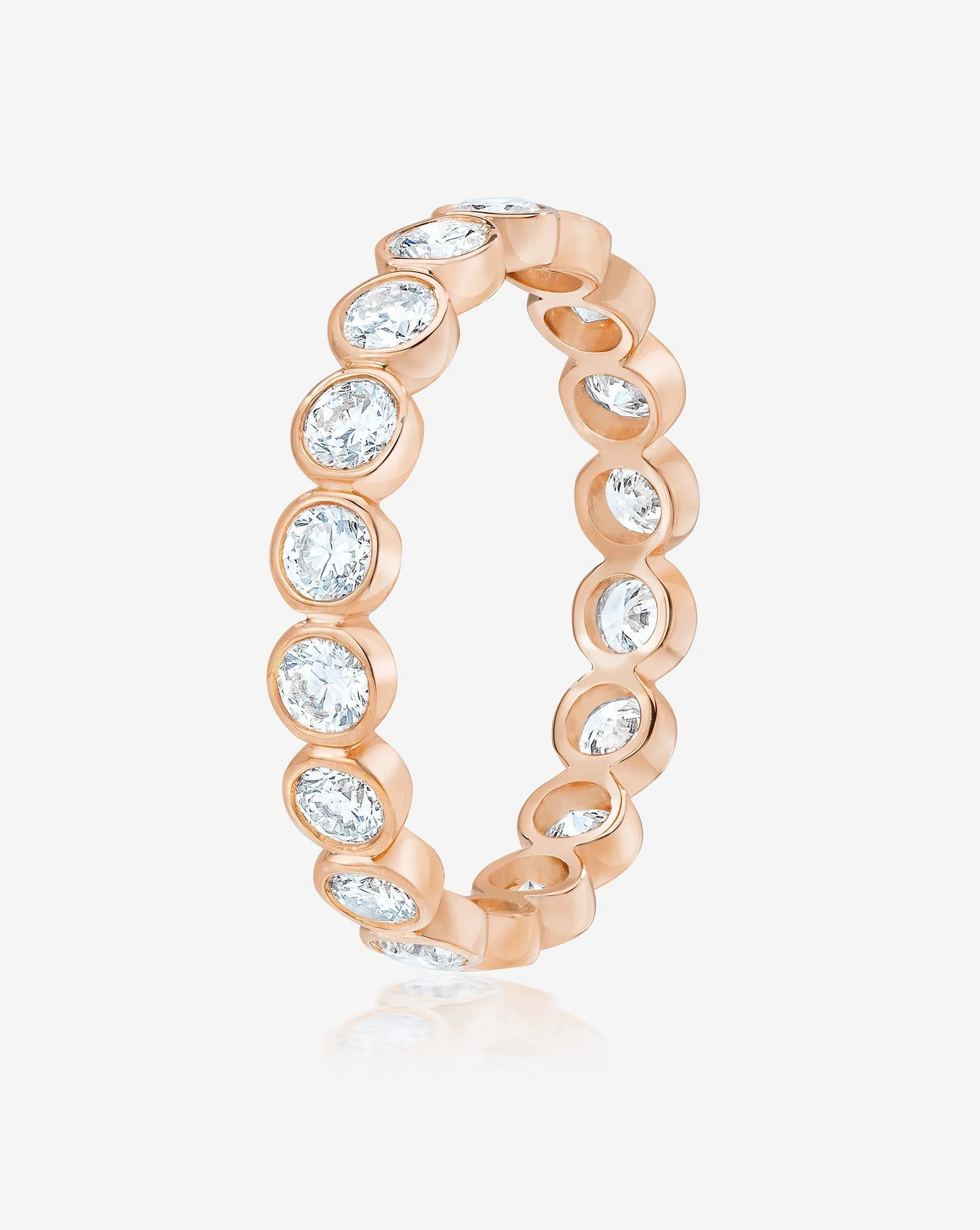 Round Bezel Eternity Band
