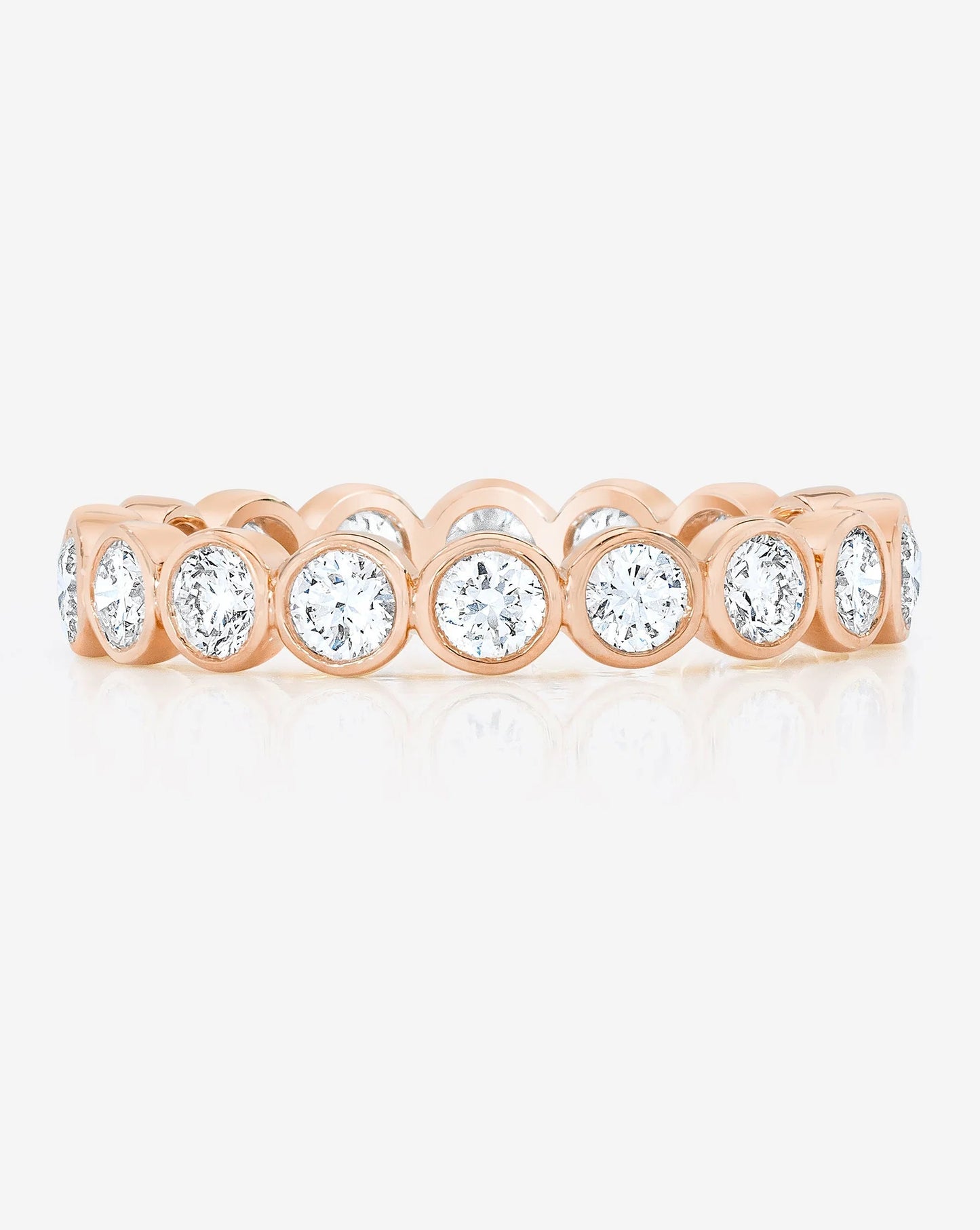 Round Bezel Eternity Band