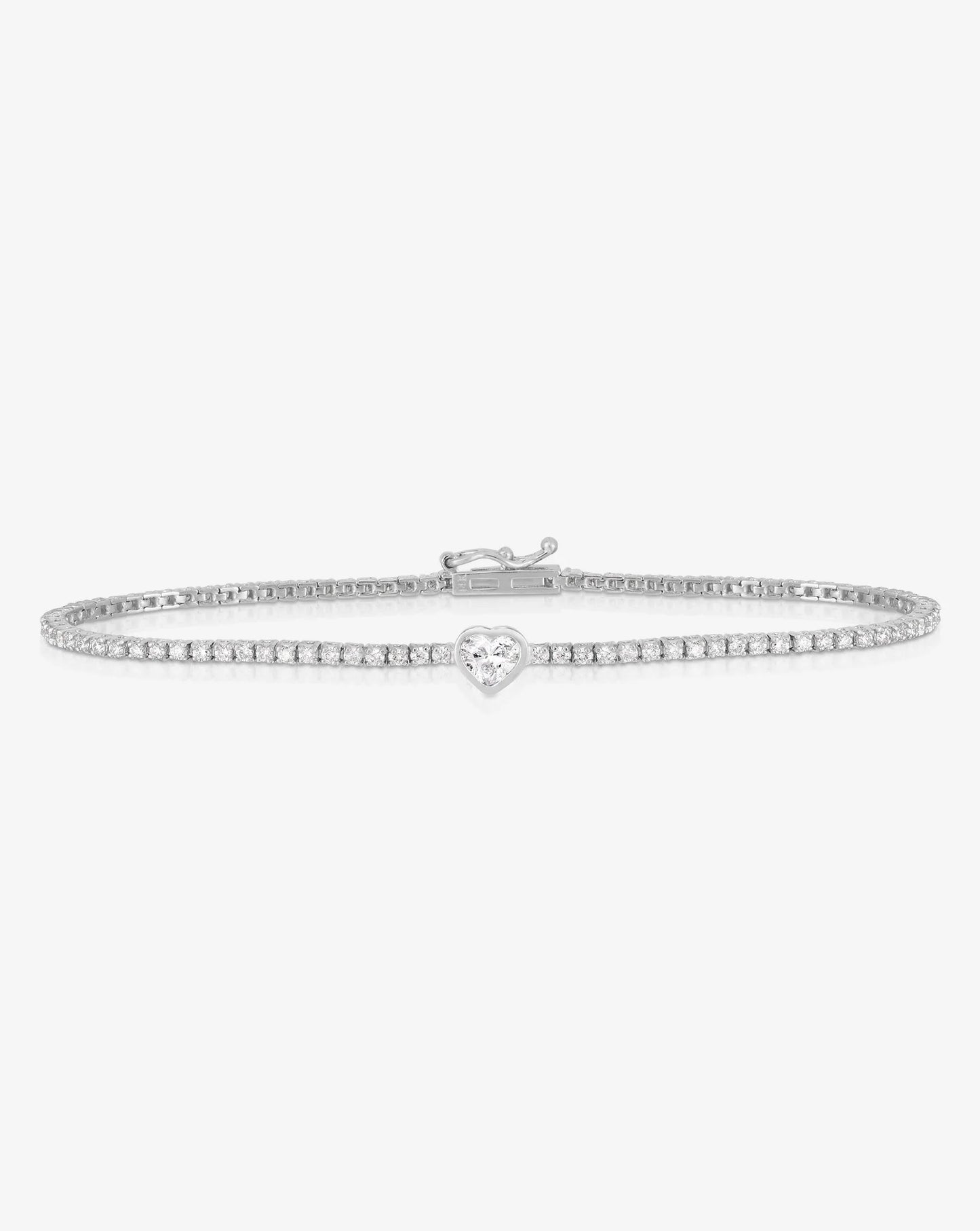 Single Mixed Shapes Diamond Tennis Bracelet