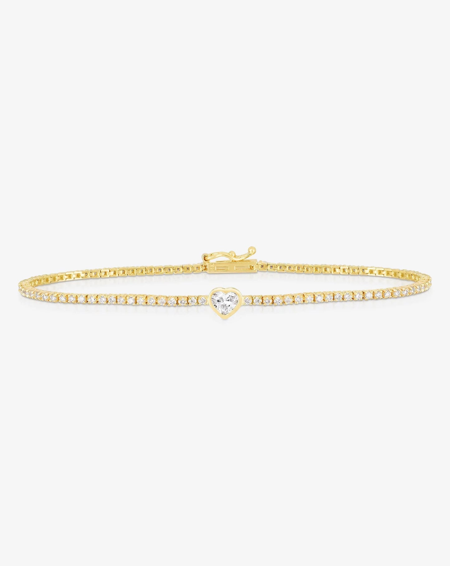 Single Mixed Shapes Diamond Tennis Bracelet