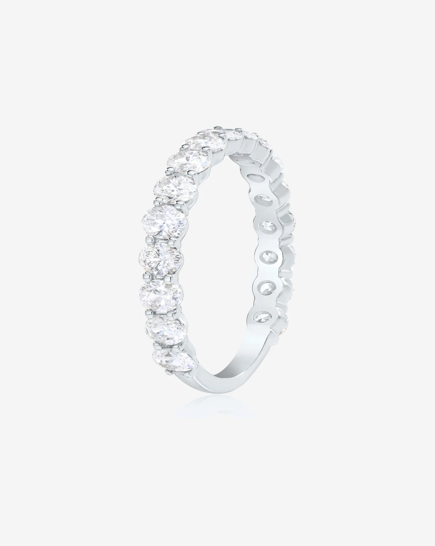 Lab Grown Oval 3/4 Diamond Band