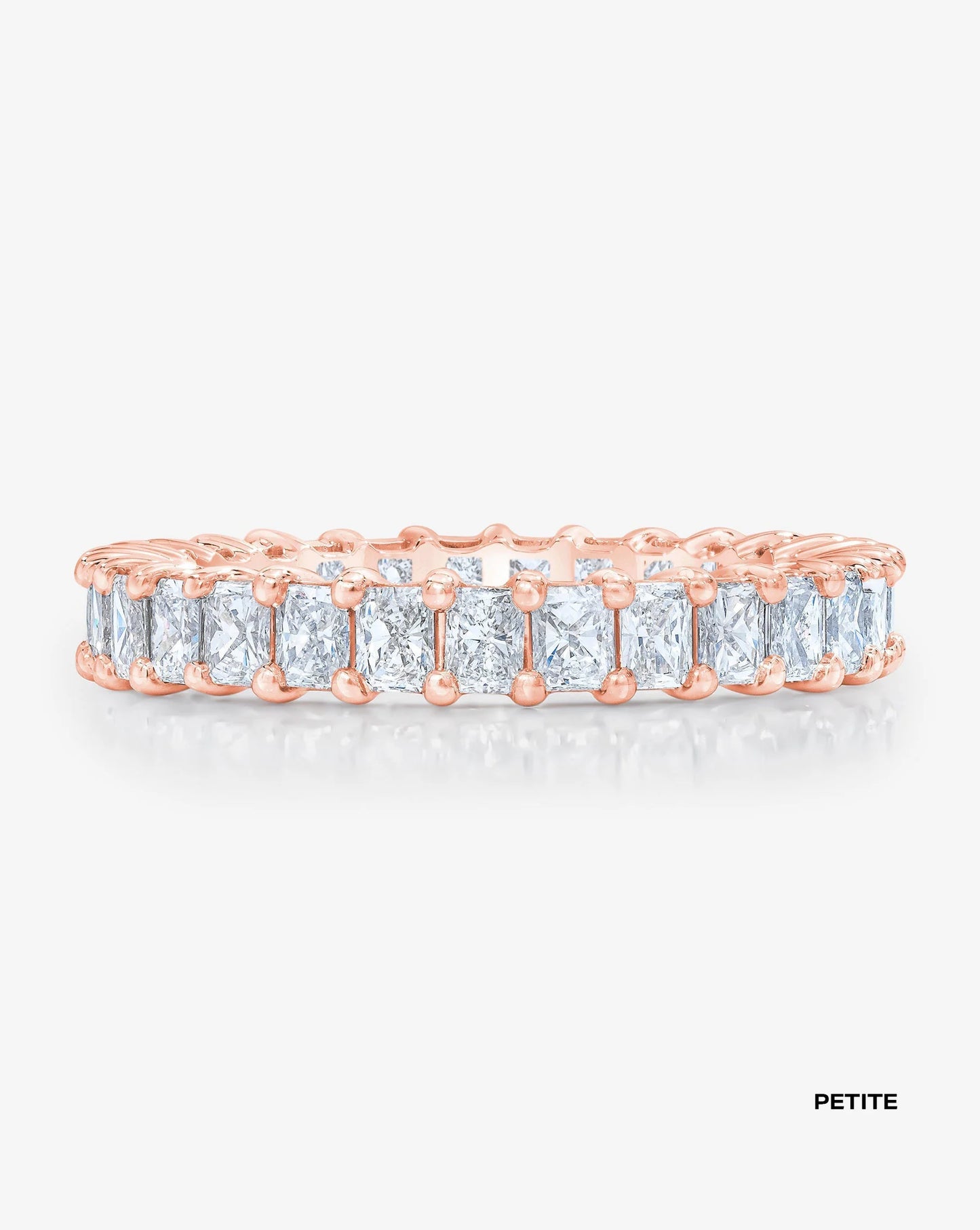 Lab Grown Radiant Diamond Eternity Band