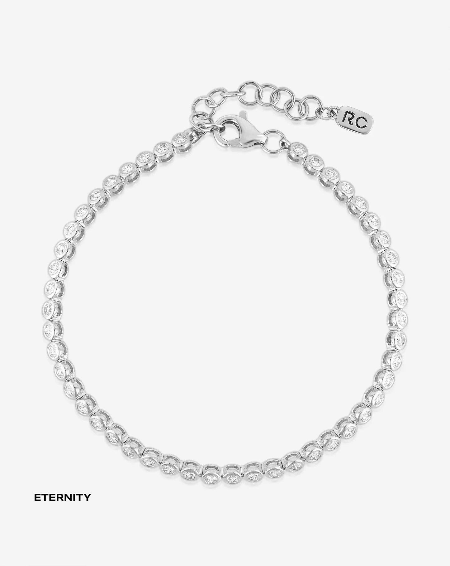 Bezel Mini Diamond Tennis Bracelet