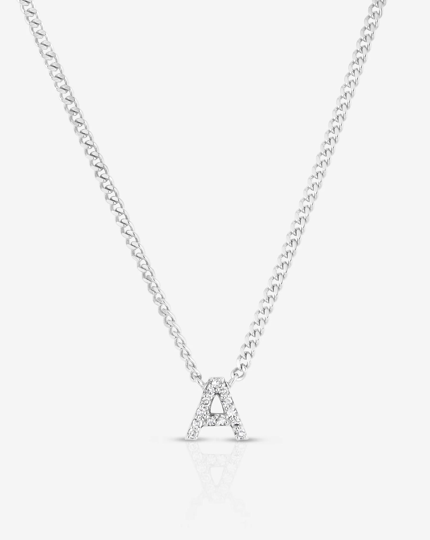 Diamond Initial Necklace