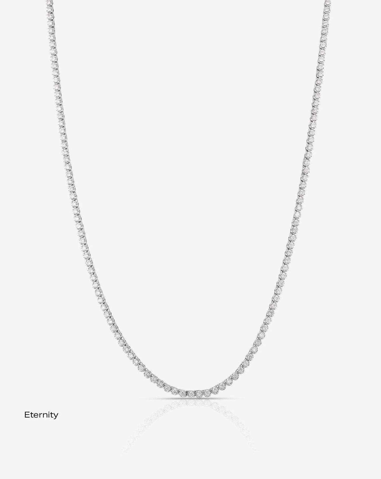 Mini Diamond Tennis Necklace