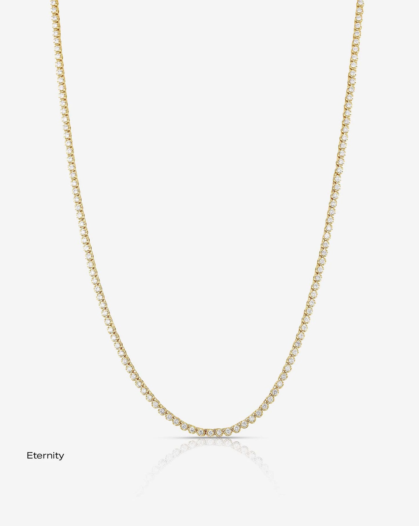 Mini Diamond Tennis Necklace