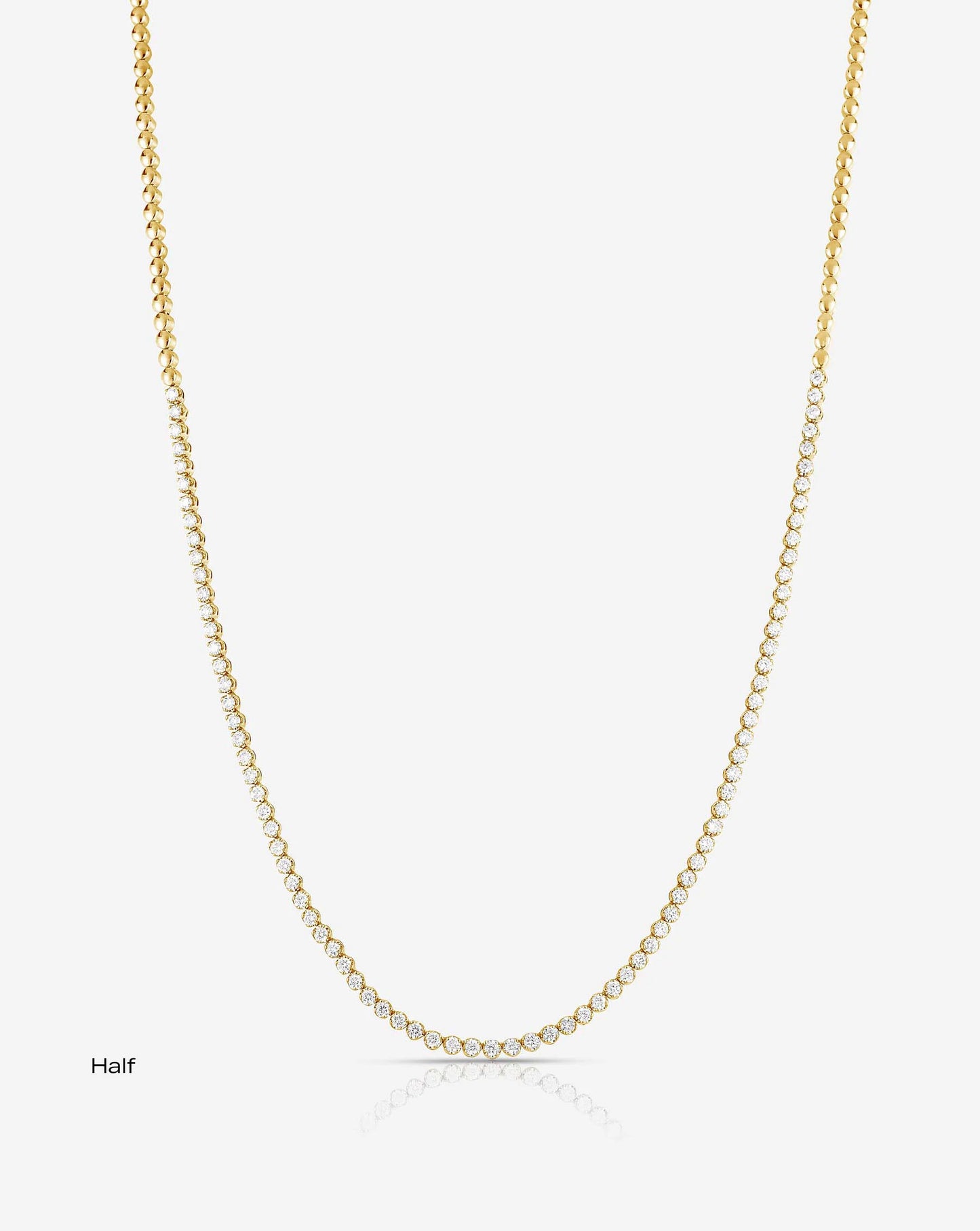 Mini Diamond Tennis Necklace