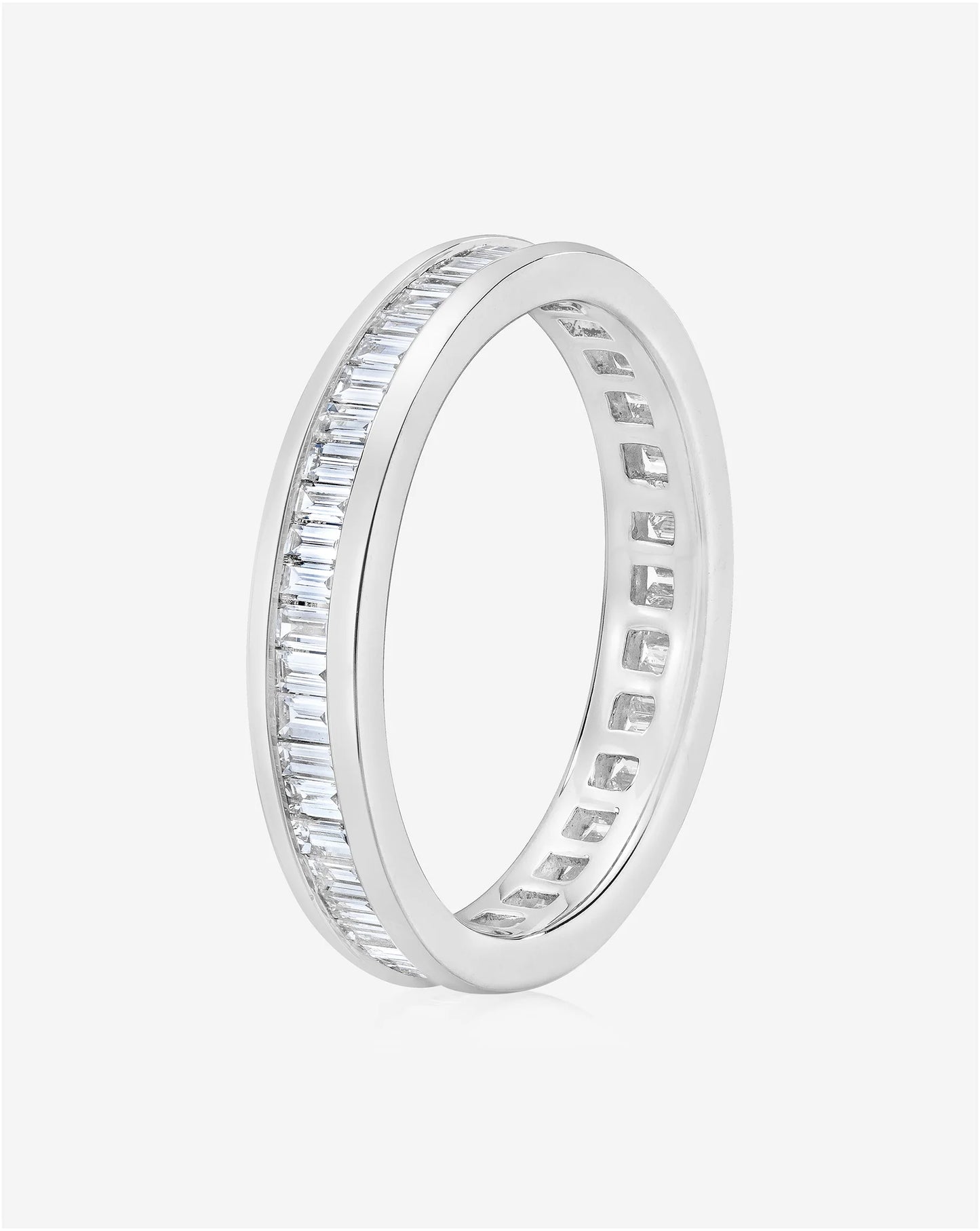 Baguette Diamond Channel Set Eternity Band
