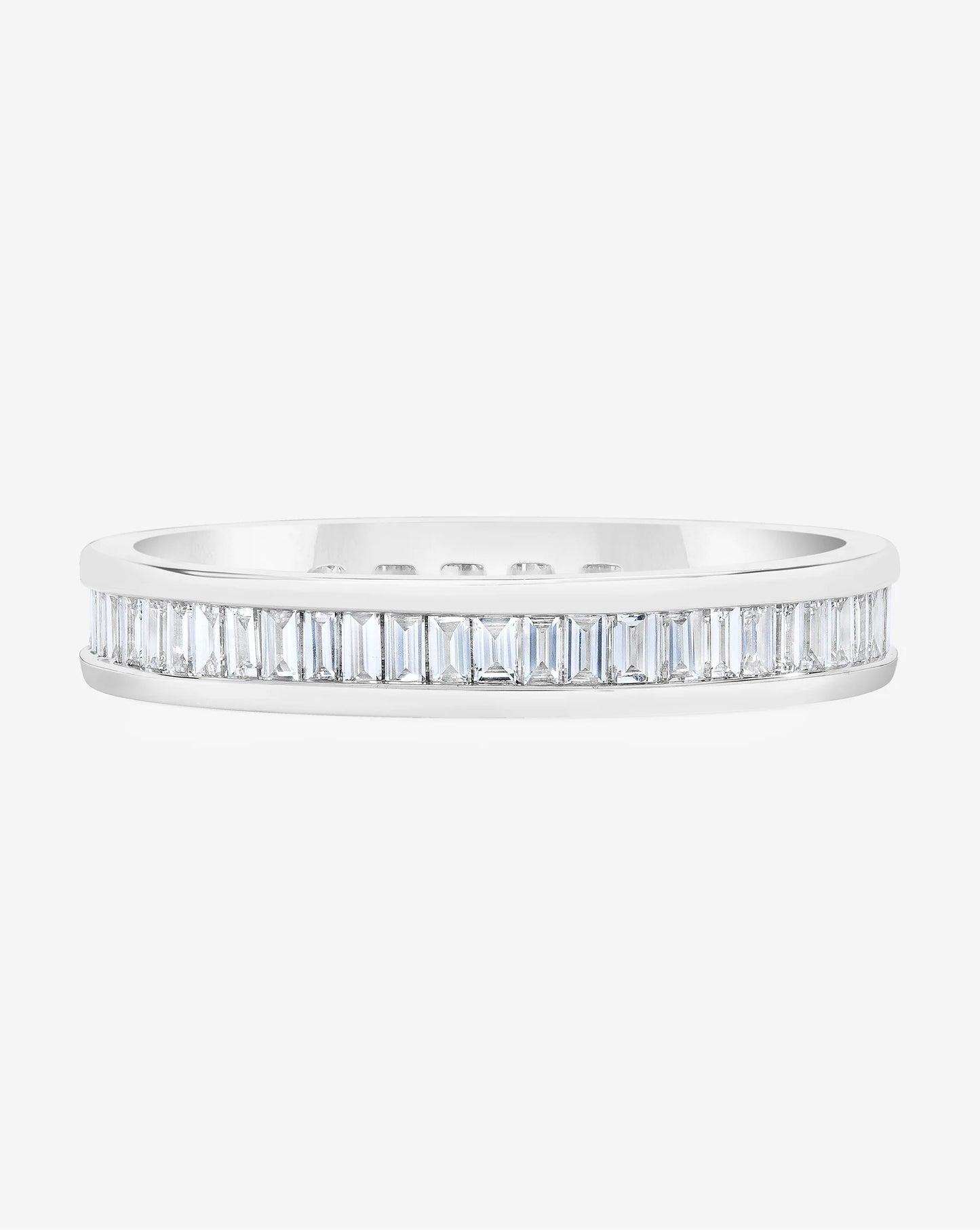 Baguette Diamond Channel Set Eternity Band