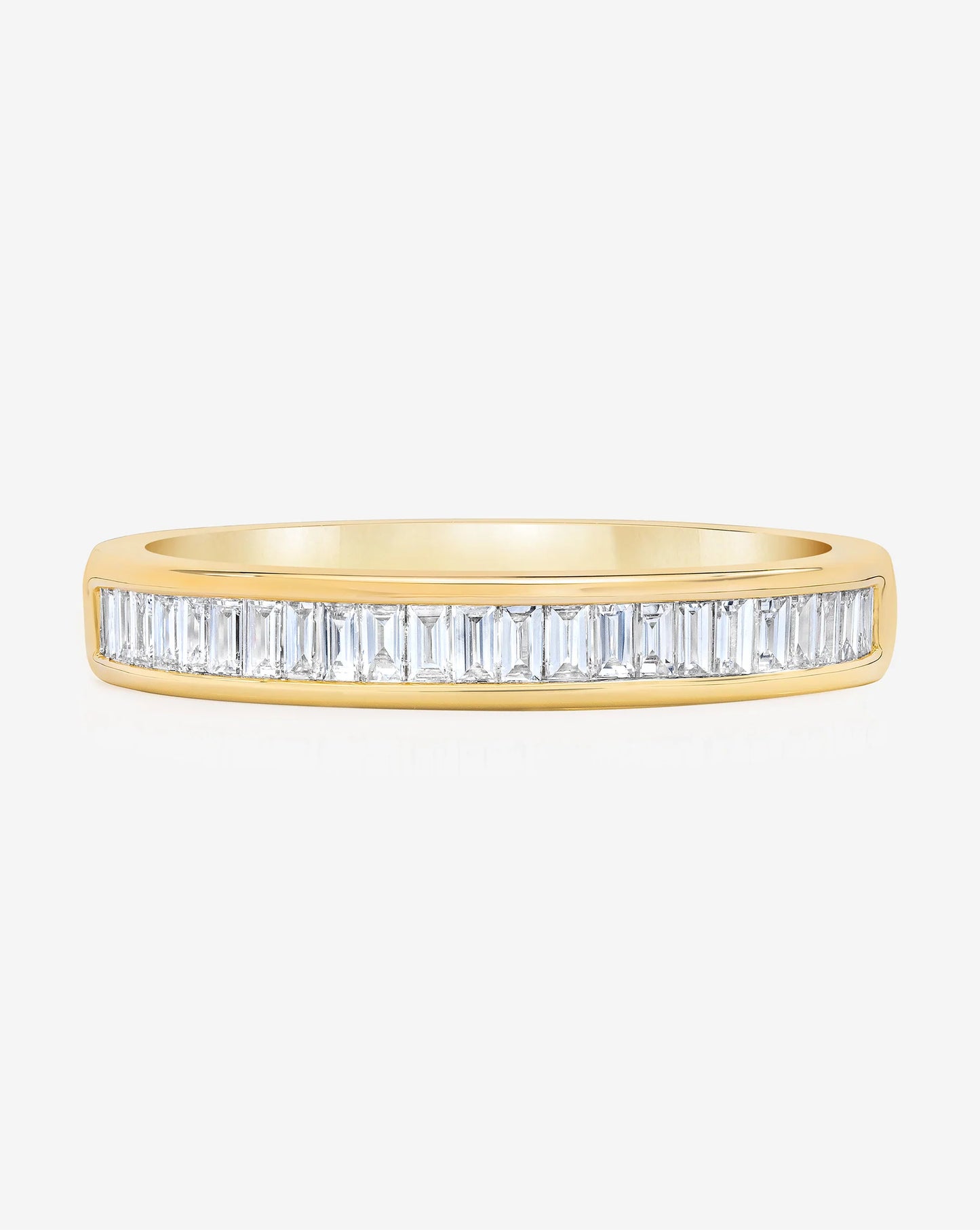 Baguette Diamond Channel Set Half Band
