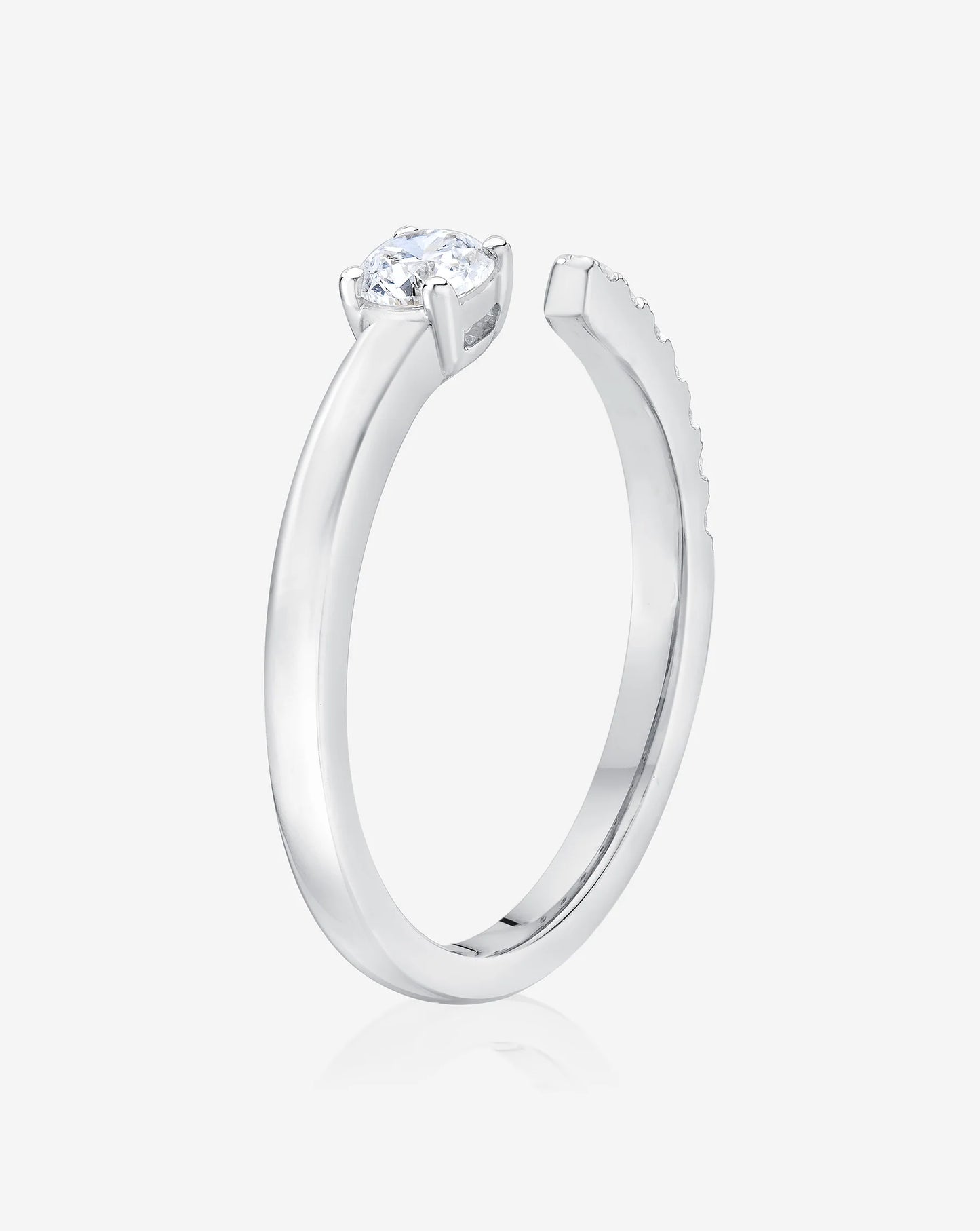 Open Round Diamond Band