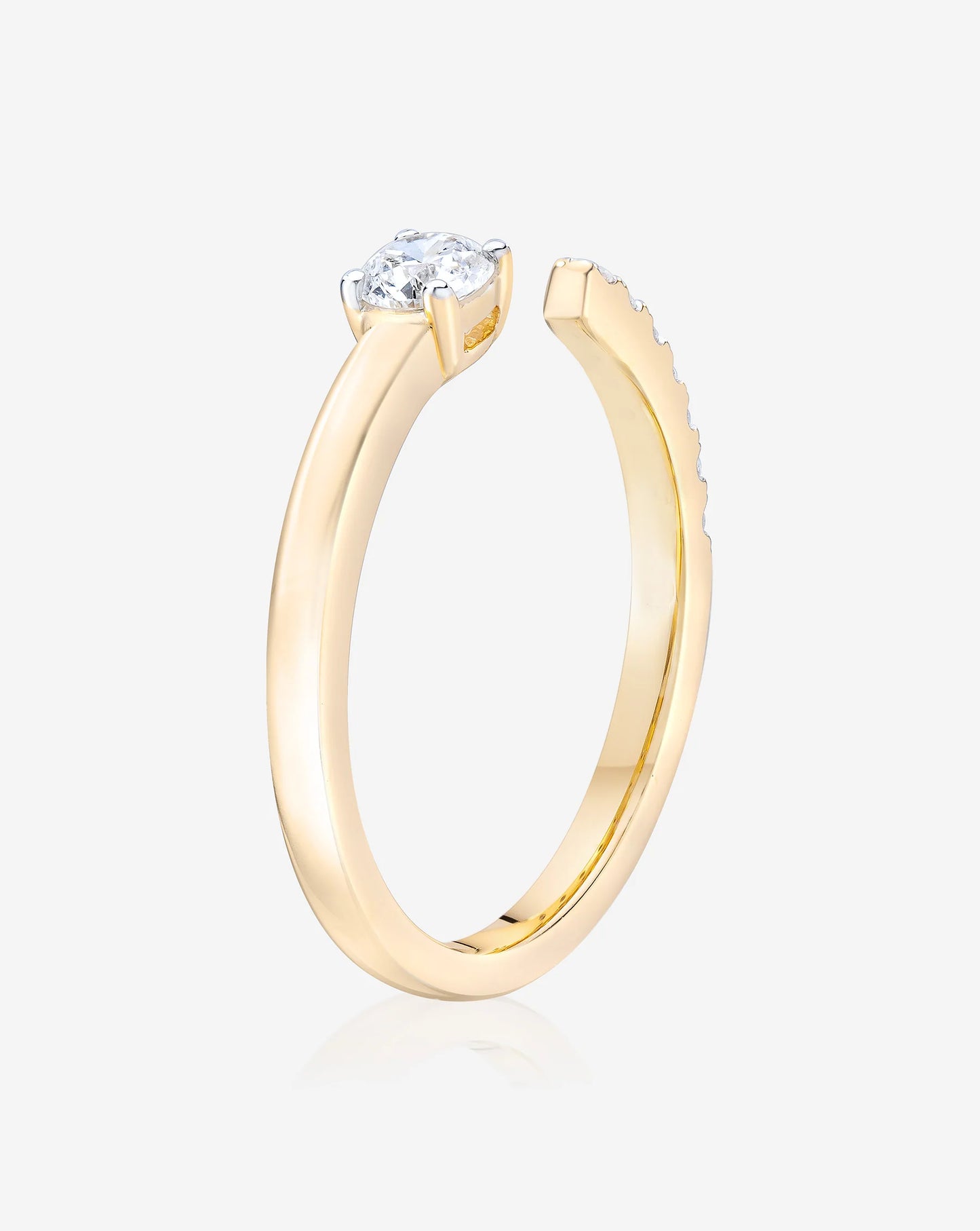 Open Round Diamond Band