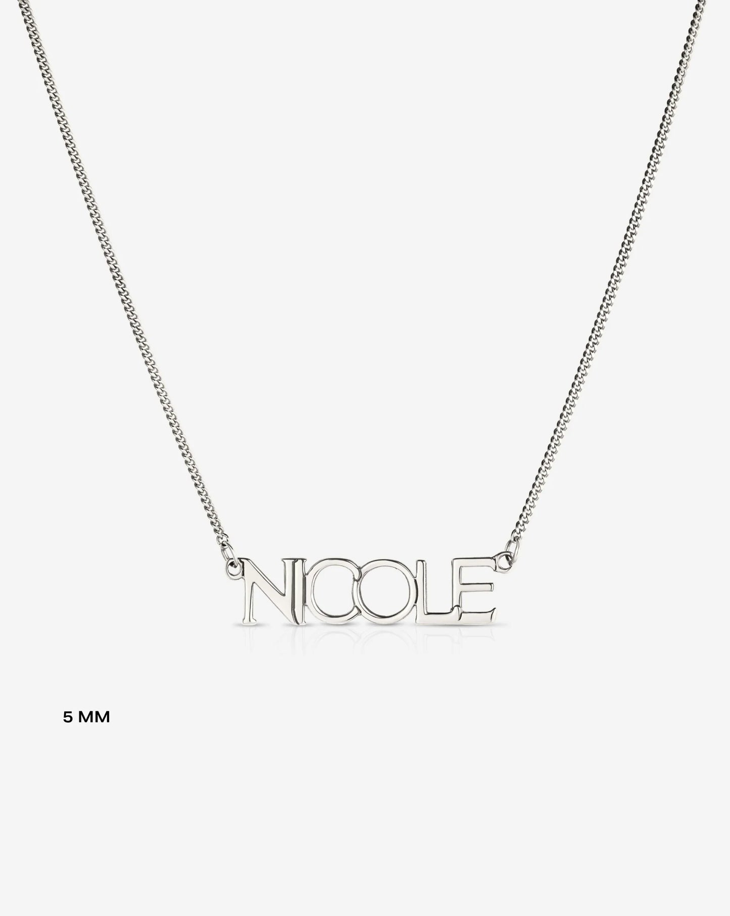 Personalized Block Name Necklace