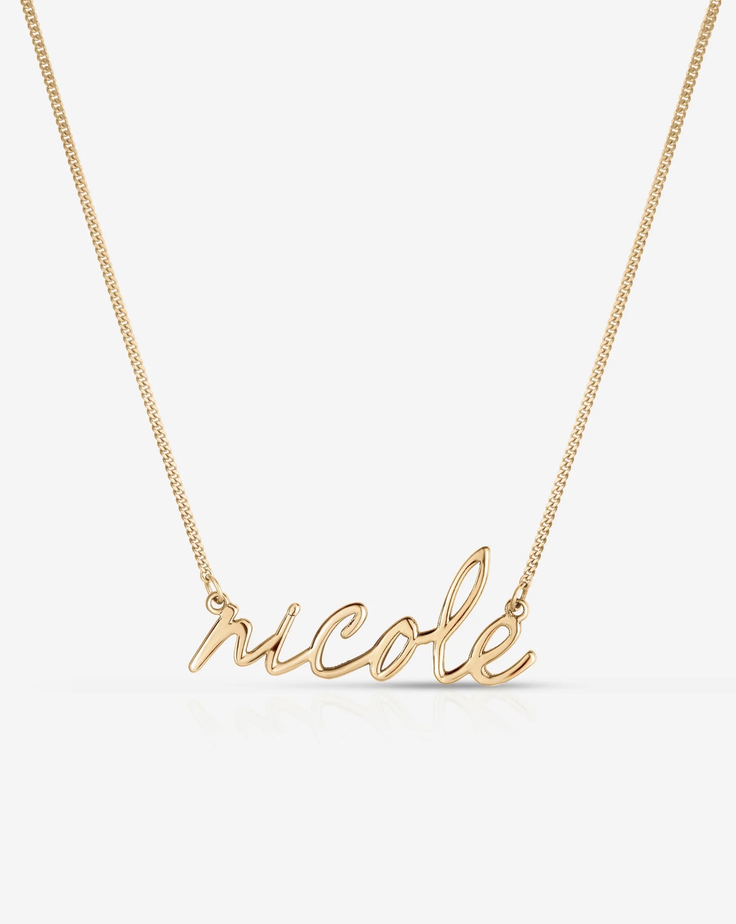 Personalized Script Name Necklace