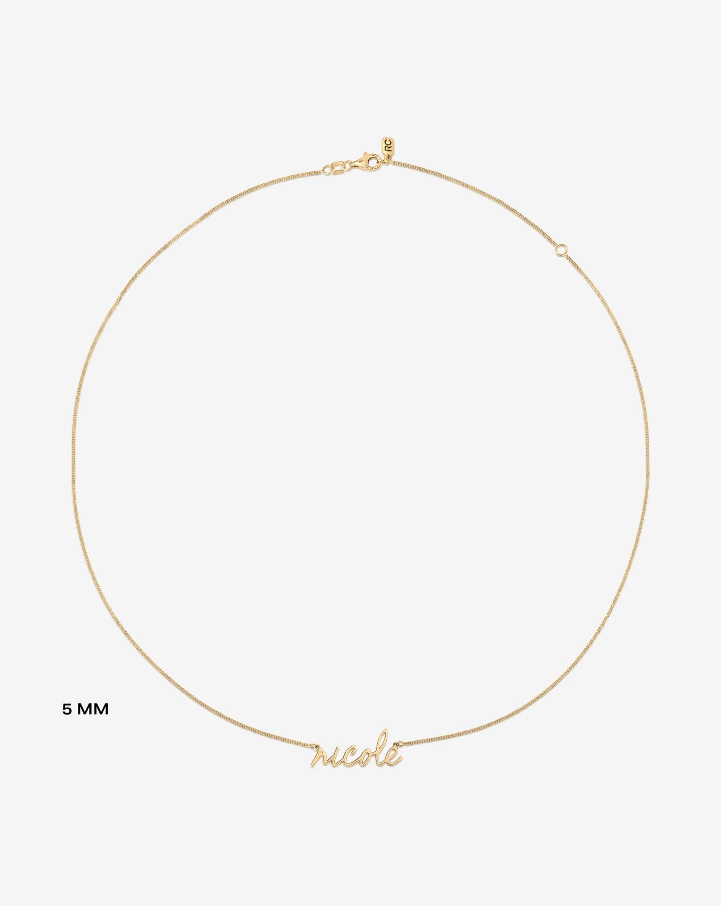 Personalized Script Name Necklace