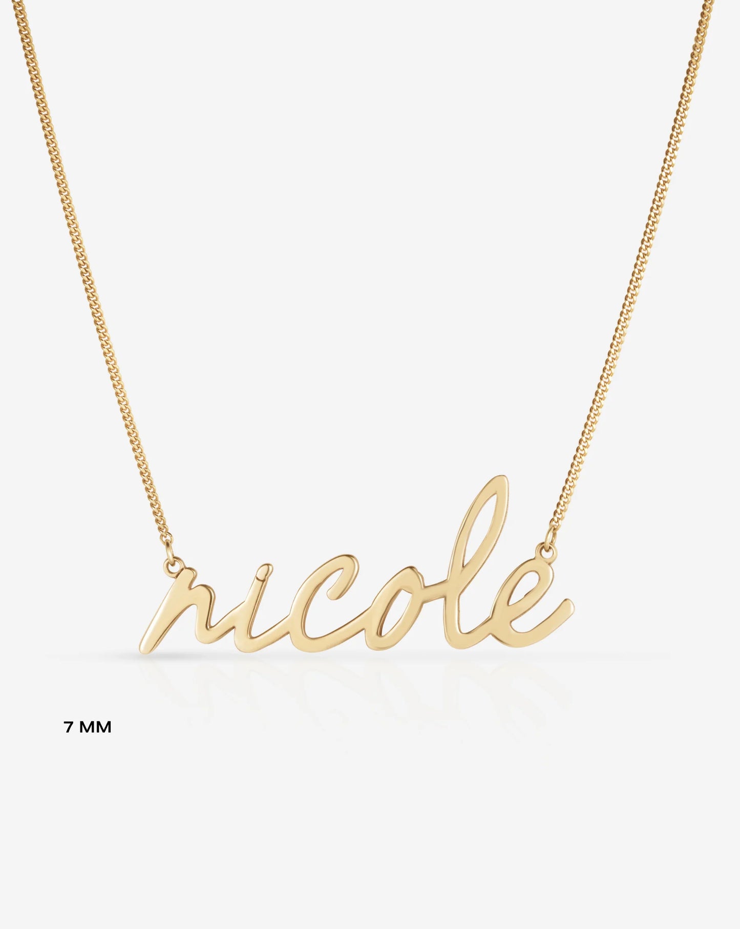 Personalized Script Name Necklace
