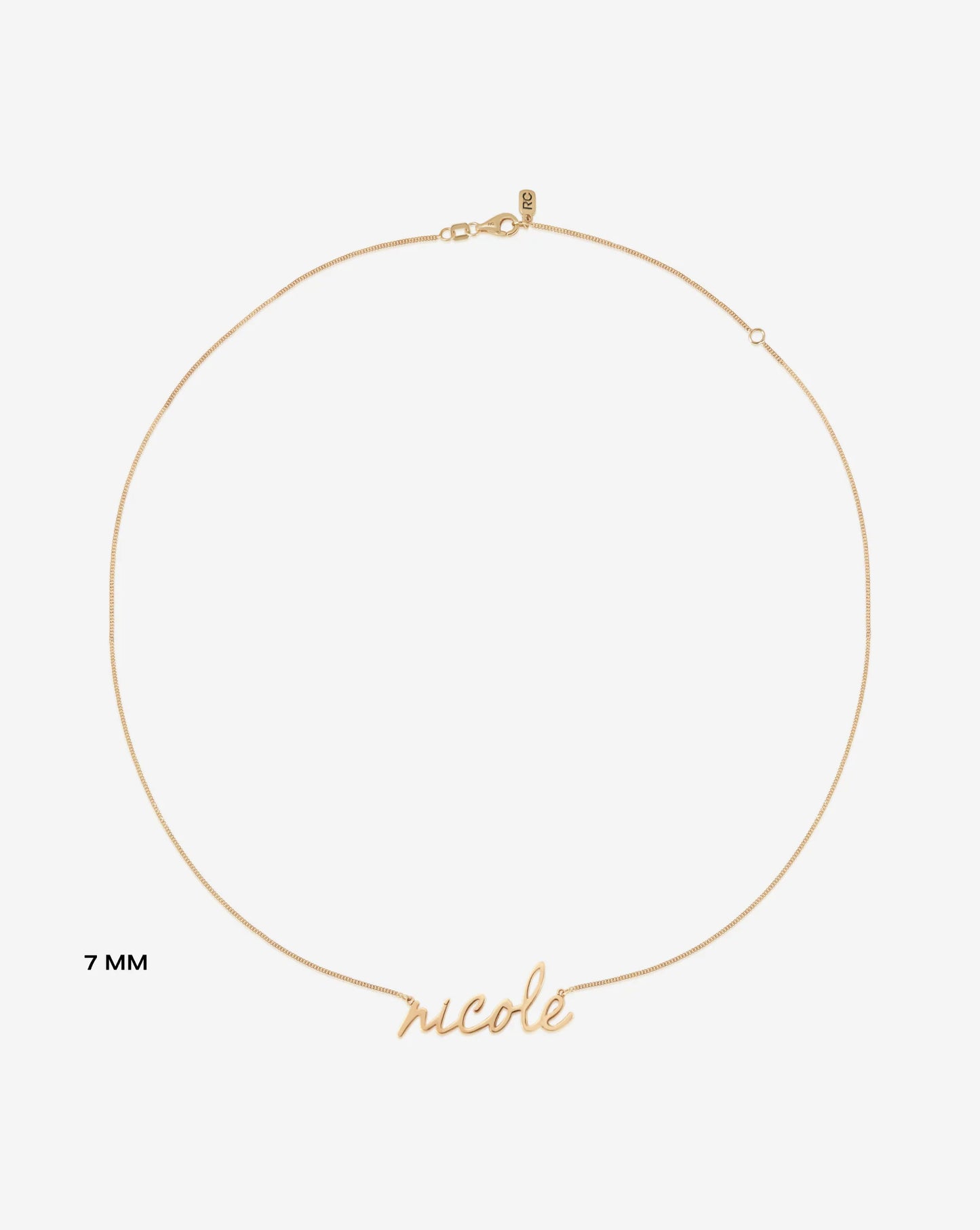 Personalized Script Name Necklace