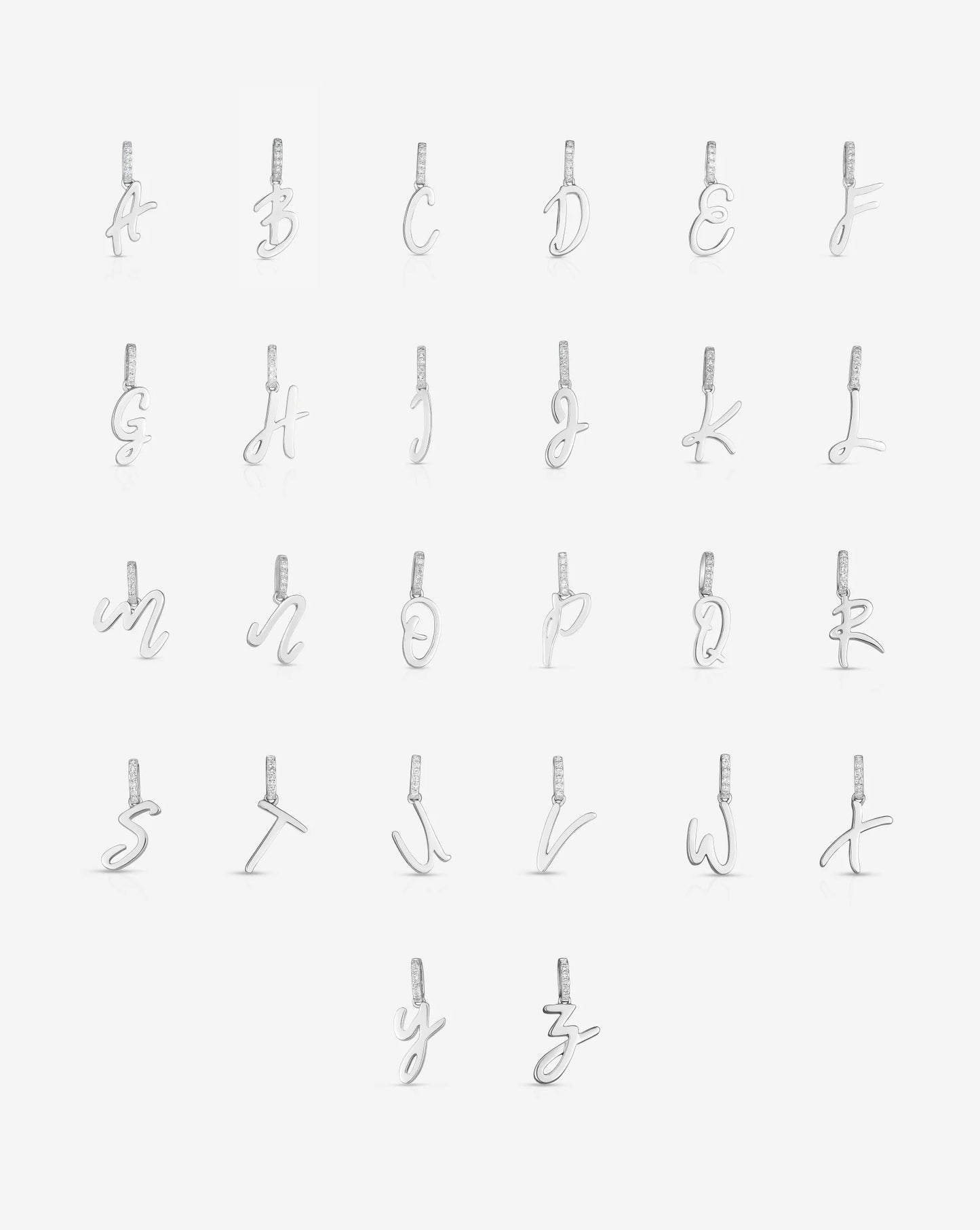 Script Initial Necklace