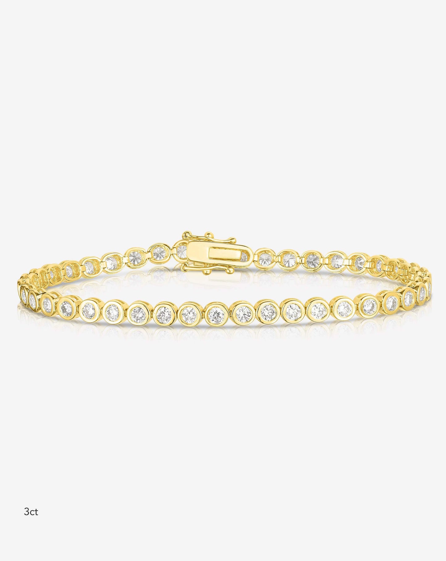 Bezel Classic Diamond Tennis Bracelet
