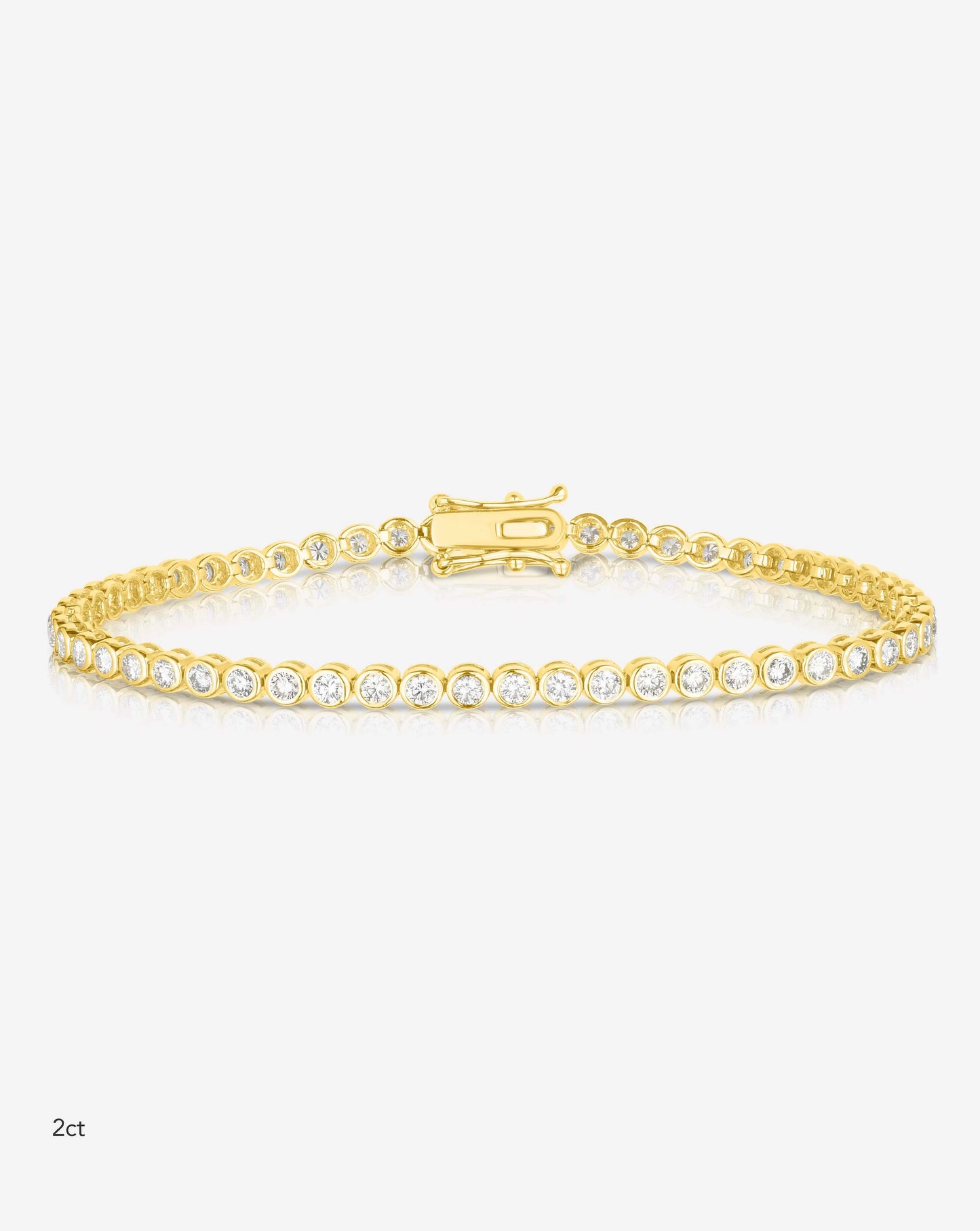 Bezel Classic Diamond Tennis Bracelet