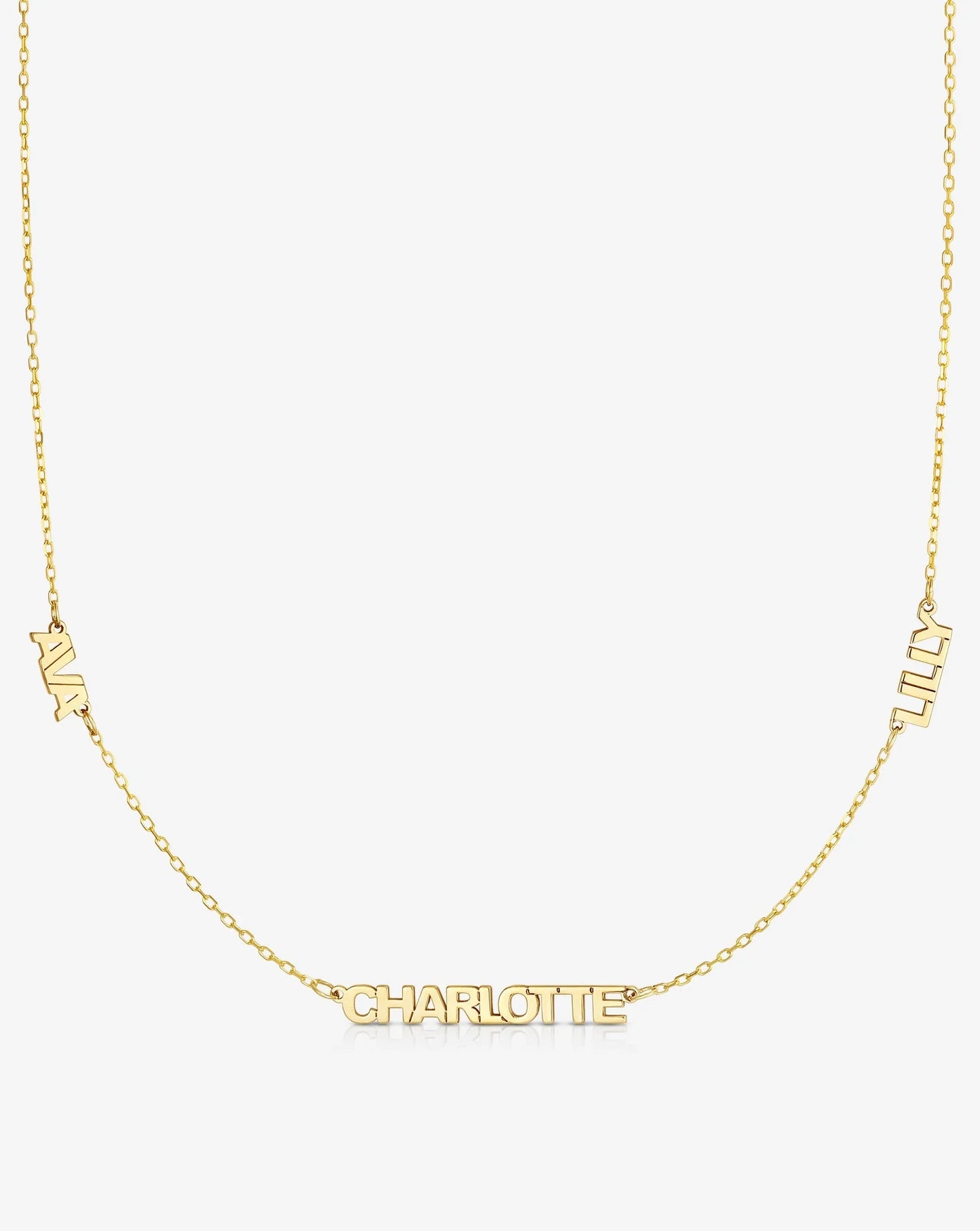 Personalized Multi-Name Necklace