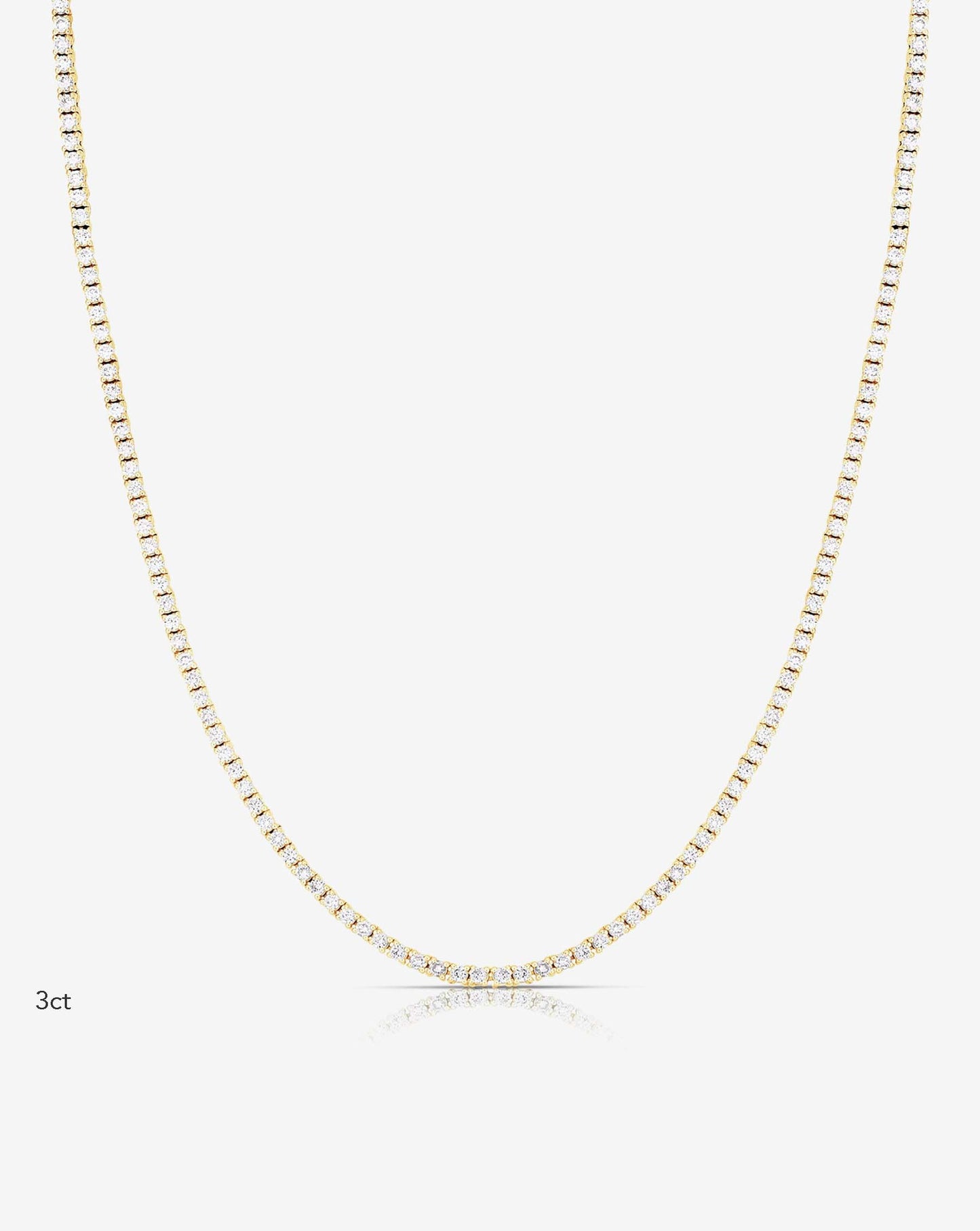 Classic Diamond Tennis Necklace
