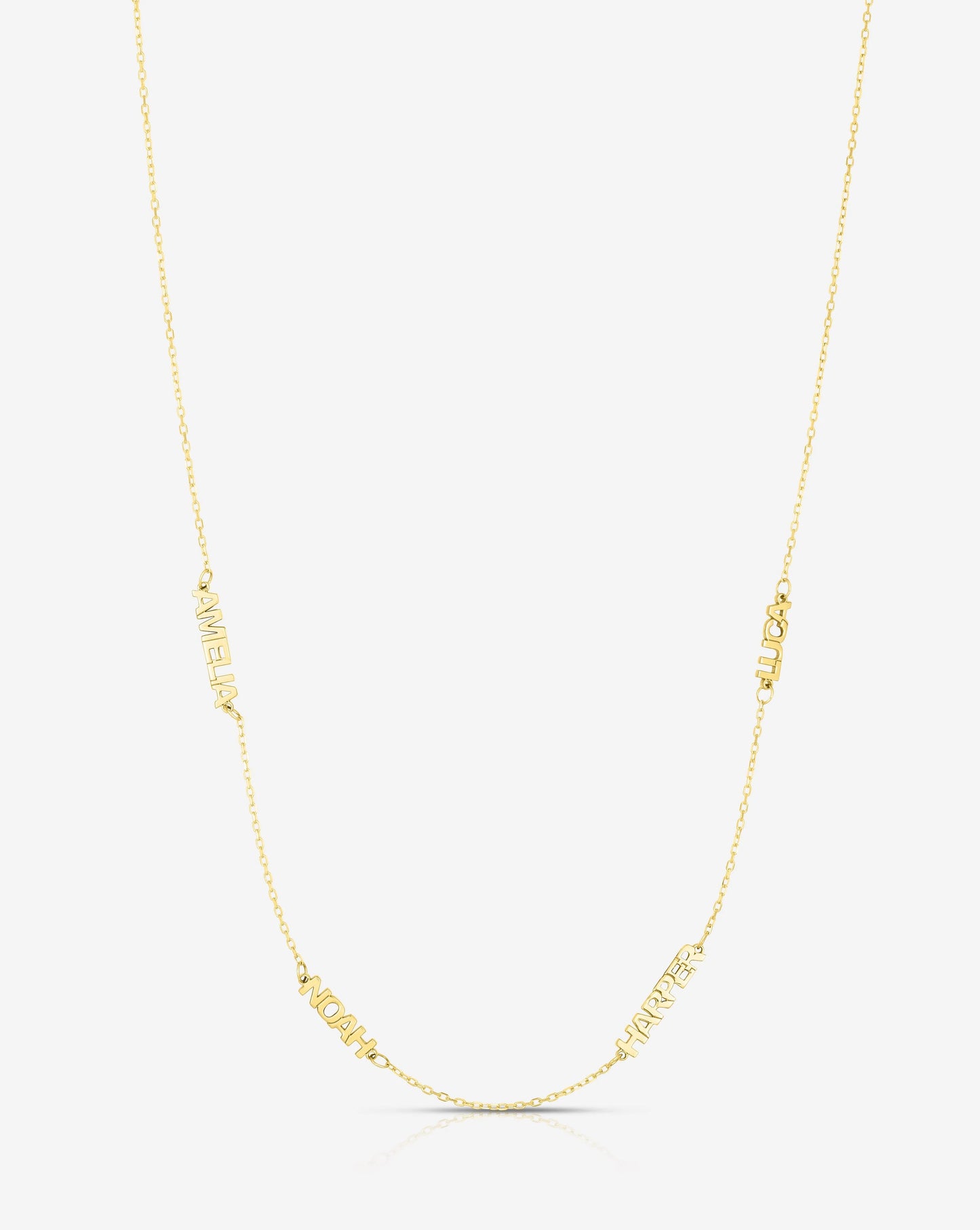 Personalized Multi-Name Necklace